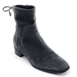 AQUATALIA Lisa Leather Suede Boots Weatherproof Ankle Slouch Boots
